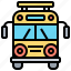 bus, public, school, student, transport 