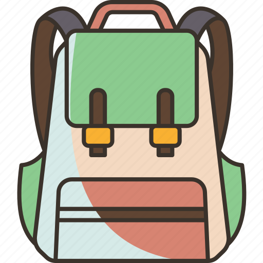 Bag, school, student, childhood, backpack icon - Download on Iconfinder