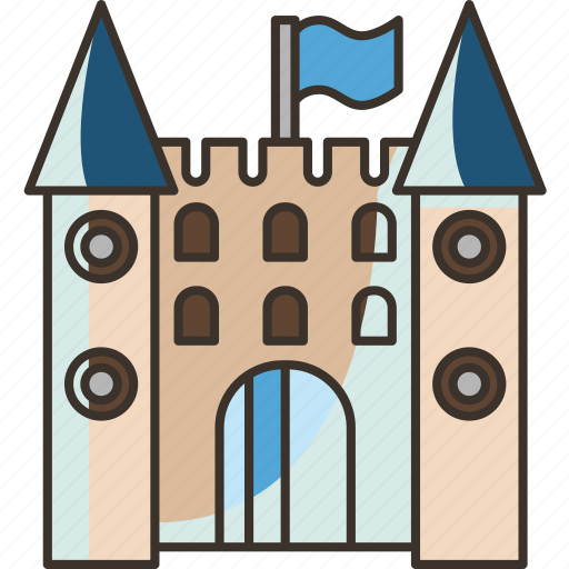 Castle, tower, play, childhood, recreation icon - Download on Iconfinder