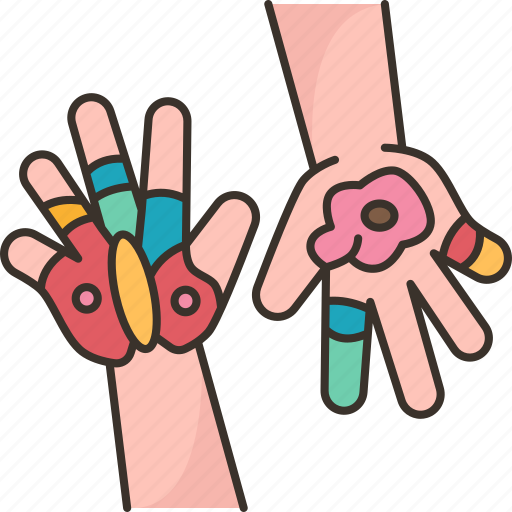 Hands, dirty, kids, playful, playtime icon - Download on Iconfinder