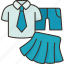 student, clothes, school, uniform, childhood 