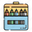 colored pencils, coloring, drawing, education, kindergarten, pencil, student 
