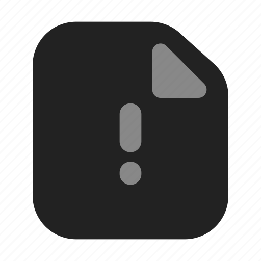 Alert, document icon - Download on Iconfinder on Iconfinder