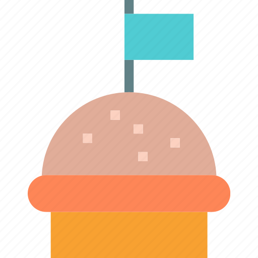Cupcake, drink, flag, food, grocery, kitchen, restaurant icon - Download on Iconfinder