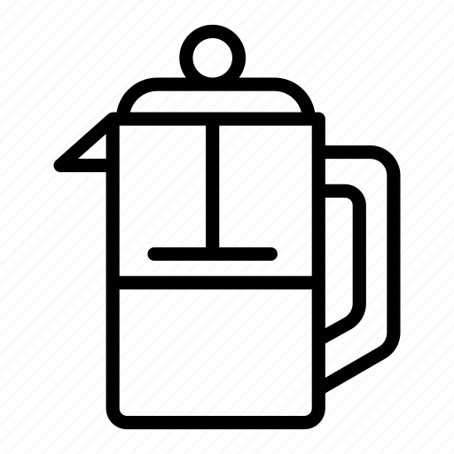 Beverage, coffee, french, frenchpress, hot, press, tea icon - Download on Iconfinder