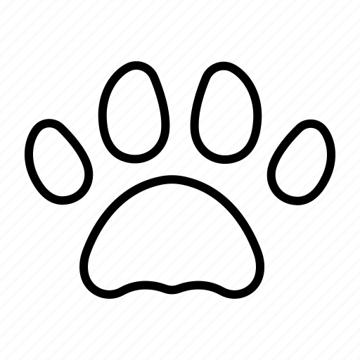 Animal, footprint, paw, track, wild icon - Download on Iconfinder