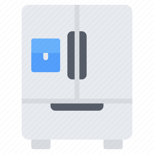 Fridge, refrigerator, cooler, freeze, kitchen, appliance, electronics icon - Download on Iconfinder
