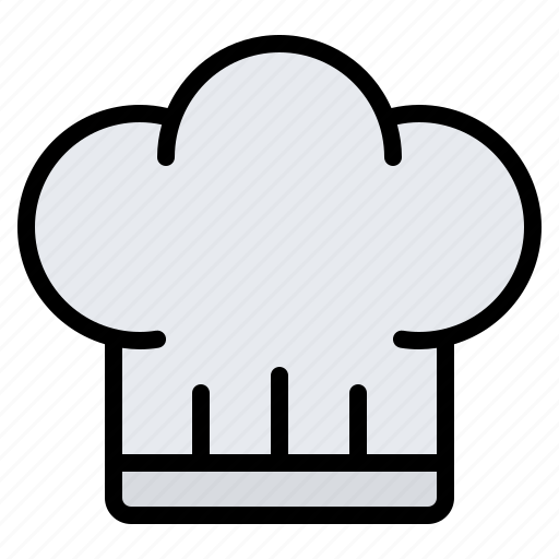 Chef, hat, accessory, uniform, cooking, kitchen, restaurant icon - Download on Iconfinder