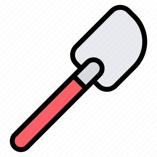 Spatula, silicone, rubber, cooking, bakery, kitchen, kitchenware icon - Download on Iconfinder