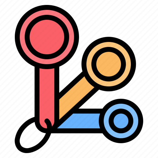 Measuring, spoon, spoons, cooking, kitchen, kitchenware, utensils icon - Download on Iconfinder