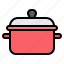 cooking, pot, cooking pot, saucepan, soup, kitchen, kitchenware 