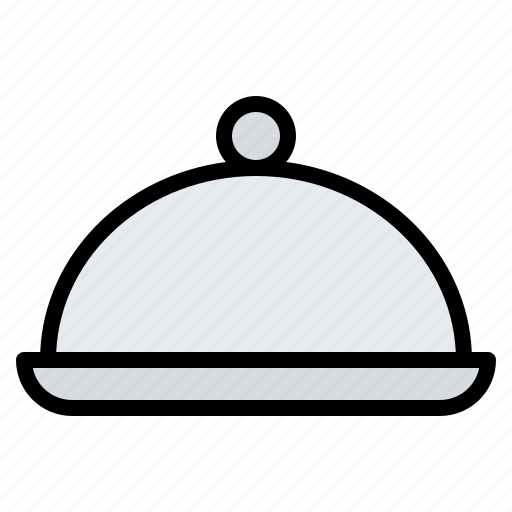 Cloche, tray, food tray, food service, serving dish, catering, restaurant icon - Download on Iconfinder