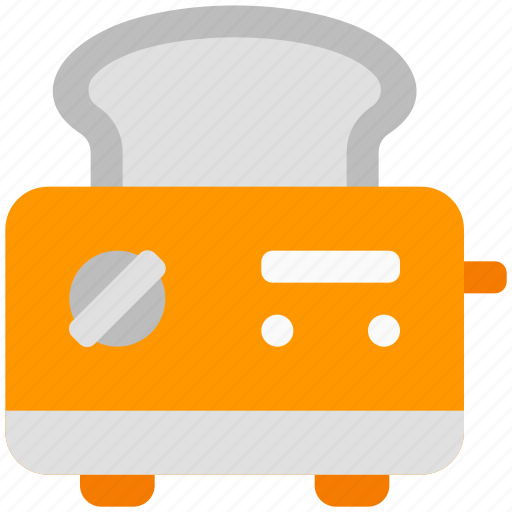 Toaster, kitchen, bread, toast, machine icon - Download on Iconfinder