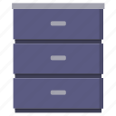 drawers, drawer, furniture, interior, cupboard