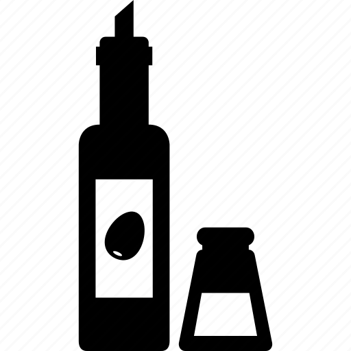 Bottle, oil, olive, pepper, salt, shaker icon - Download on Iconfinder