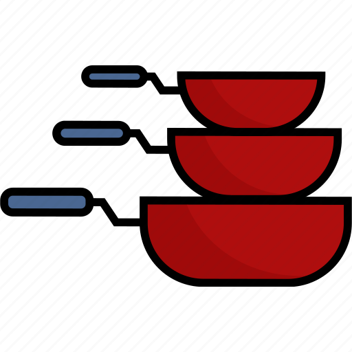 Fry, pans, cooking, kitchen, kitchenware, restaurant, food icon - Download on Iconfinder