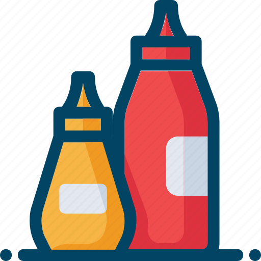 Condiments, eat, food, ketchup, mustard icon - Download on Iconfinder