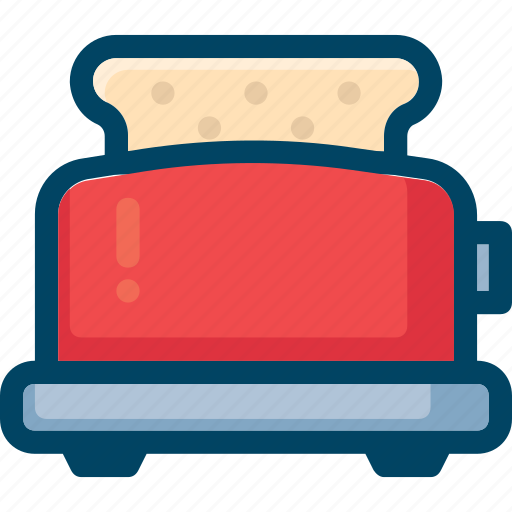 Bread, food, kitchen, toast, toaster icon - Download on Iconfinder