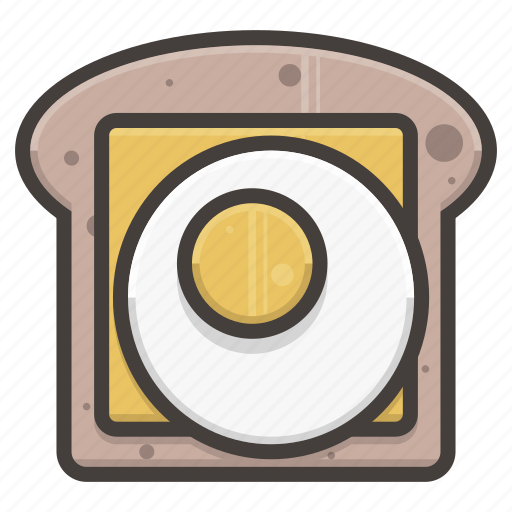 Bread, slice, egg, sandwich, food icon - Download on Iconfinder