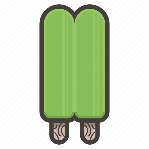 Icecream, popsicle, share, two icon - Download on Iconfinder