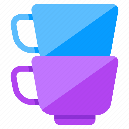 Cups, mugs, kitchenware, crockery, kitchen accessory icon - Download on Iconfinder