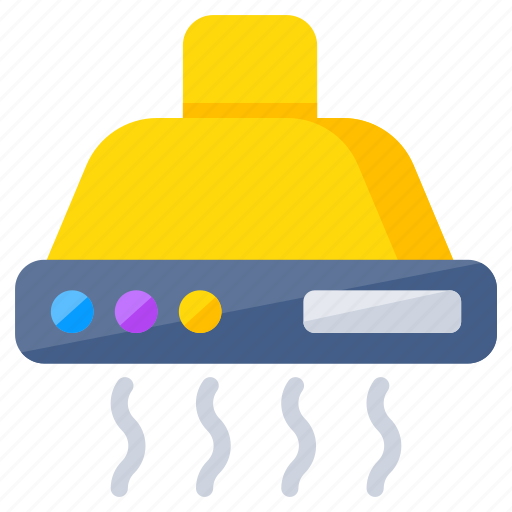 Extractor hood, kitchen exhaust, kitchen extractor, kitchen ventilation, kitchen appliance icon - Download on Iconfinder