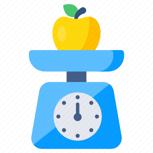 Kitchen scale, measurement scale, weighing scale, food scale, weight scale icon - Download on Iconfinder