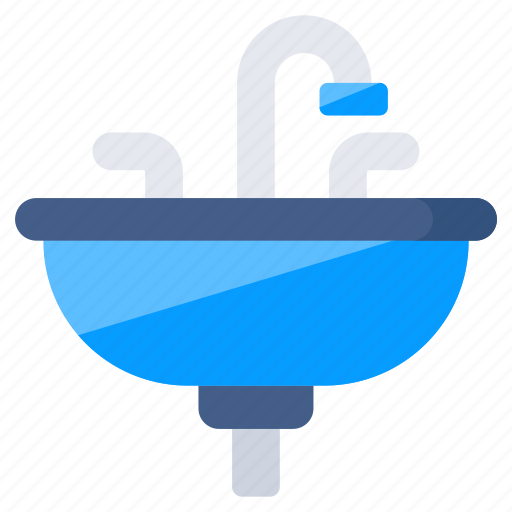 Washbasin, sink, hand basin, plumbing, wash bowl icon - Download on Iconfinder