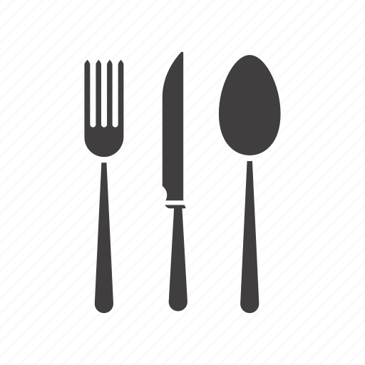 Crockery, cutlery, fork, knife, silverware, spoon, tableware icon - Download on Iconfinder