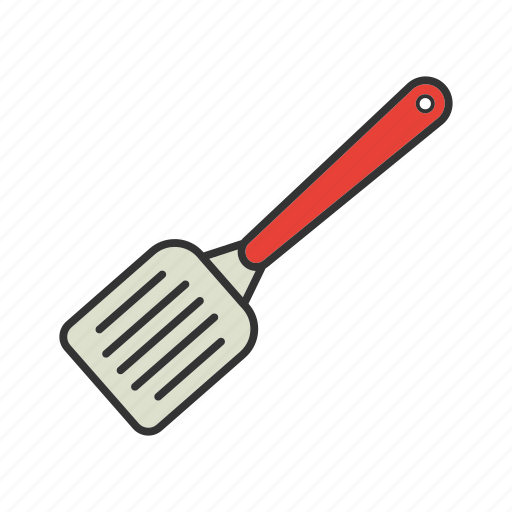 Kitchen turner, kitchenware, slotted, spatula, spoon, utensil icon - Download on Iconfinder