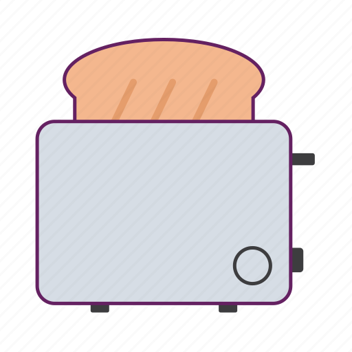 Appliances, bakery, bread, bun, kitchen, toaster icon - Download on Iconfinder