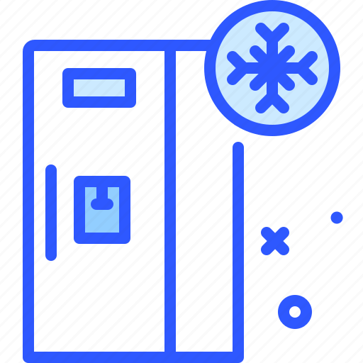 Fridge, double, side, electronics, appliance icon - Download on Iconfinder