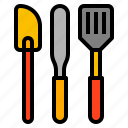 bakery, cook, kitchen, spatula, tool