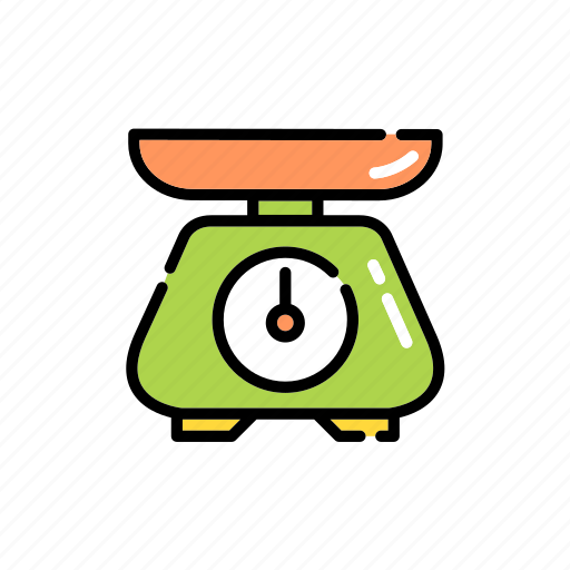 Kitchen, measure, scales, spring scales, weighing scales, weight icon - Download on Iconfinder