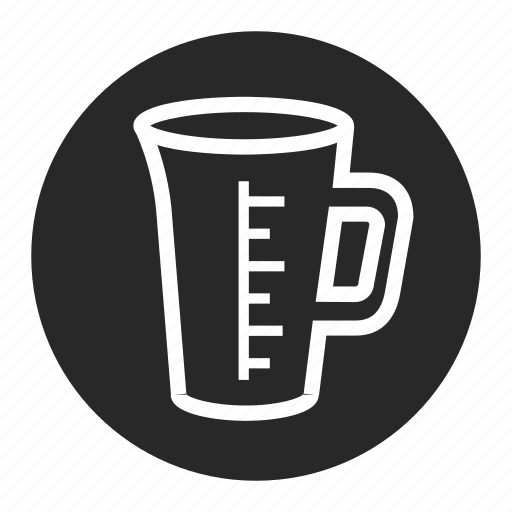 Beaker, cup, kitchen, recipe, scale, water icon - Download on Iconfinder