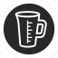 beaker, cup, kitchen, recipe, scale, water 