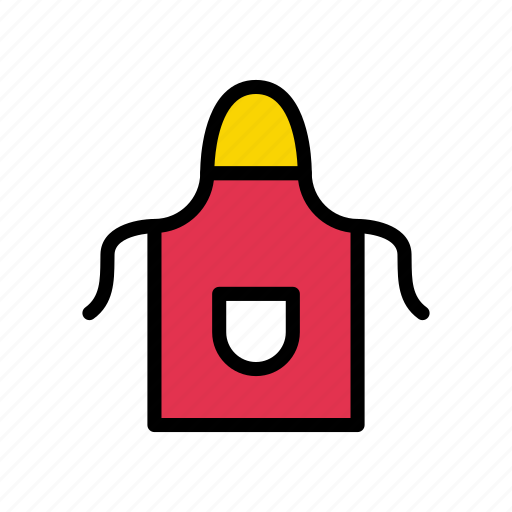 Apron, cloth, cooking, kitchenware, wear icon - Download on Iconfinder