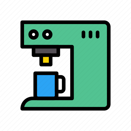 Coffee, cup, kitchen, machine, maker icon - Download on Iconfinder