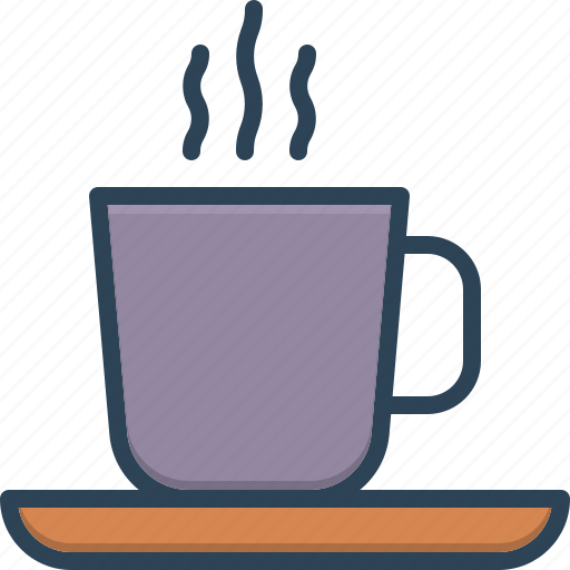 Cup, coffee, refreshment, beverage, breakfast, morning tea, hot drink icon - Download on Iconfinder