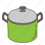 appliance, cooking, kitchen, pan, pot 
