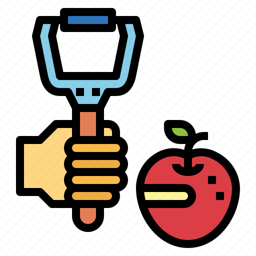 Fruit, hand, kitchenware, peeler icon - Download on Iconfinder