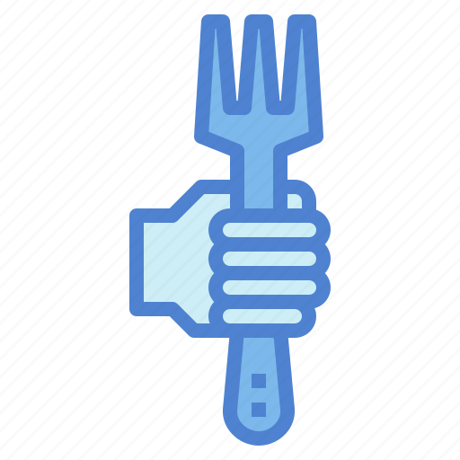 Cooking, fork, hand, kitchenware icon - Download on Iconfinder