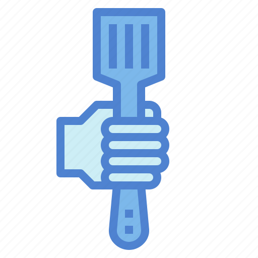Cooking, hand, kitchenware, spatula icon - Download on Iconfinder