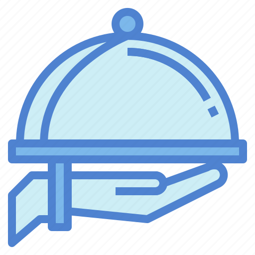 Dish, food, hand, tray icon - Download on Iconfinder