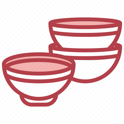 Bowls, food, hot, kitchenware, restaurant, soup icon - Download on Iconfinder