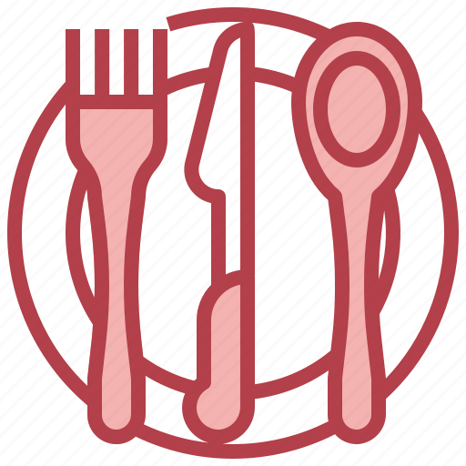 Dinner, food, knife, plate, table, tray, ware icon - Download on Iconfinder