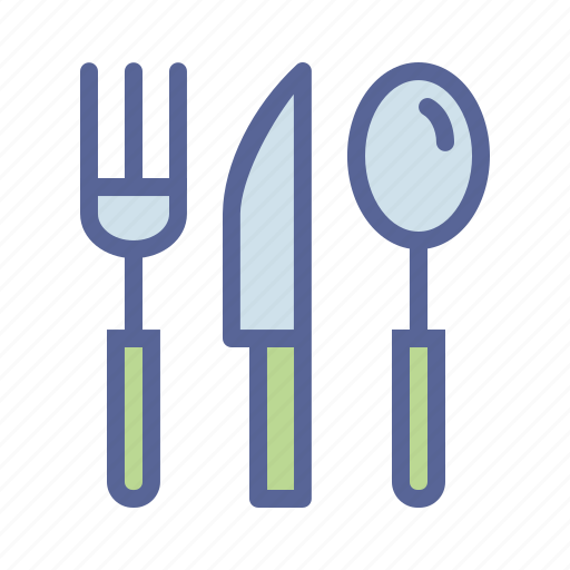 Cutlery, tableware, knife, fork, spoon, eat, food icon - Download on Iconfinder