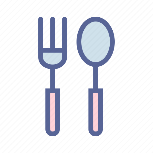 Spoon, fork, cutlery, tableware, eat, food, utensil icon - Download on Iconfinder
