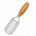 grater, cook, kitchen, cooking, tool, kitchenware 