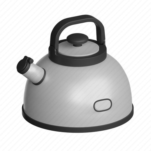 Kettle, teapot, drink, kitchen 3D illustration - Download on Iconfinder